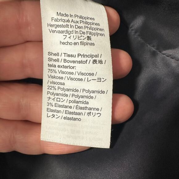 J. Crew Going Out Blazer in Stretch Twill Navy Blue Workwear 8T or 8 Tall - Picture 6 of 9